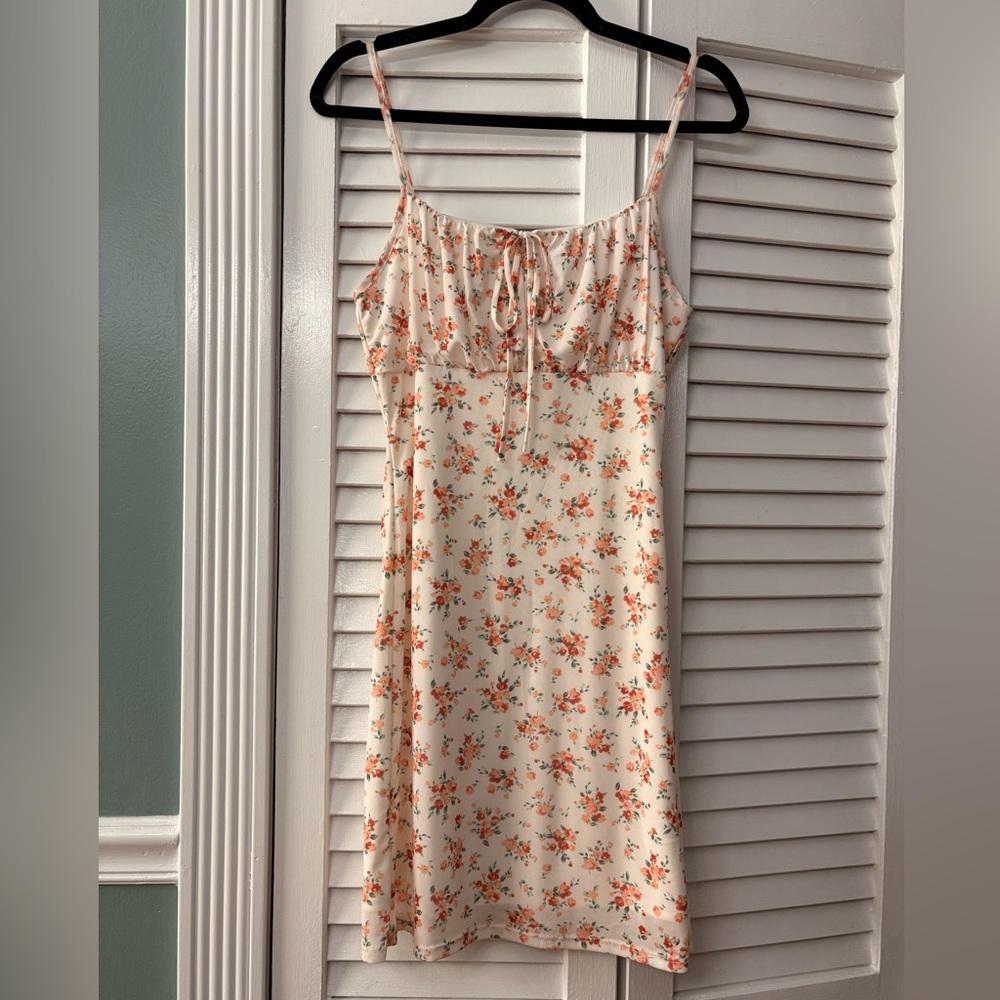 Caution To The Wind Floral Print Dress